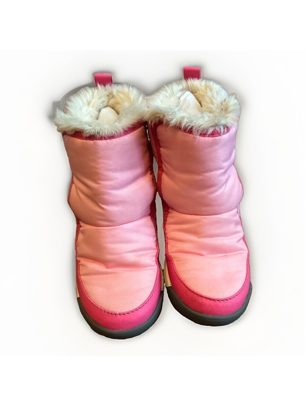 Sorel Whitney III Strap Mid Waterproof Snow Boots Little Girls Pink Size 12 - Picture 2 of 4